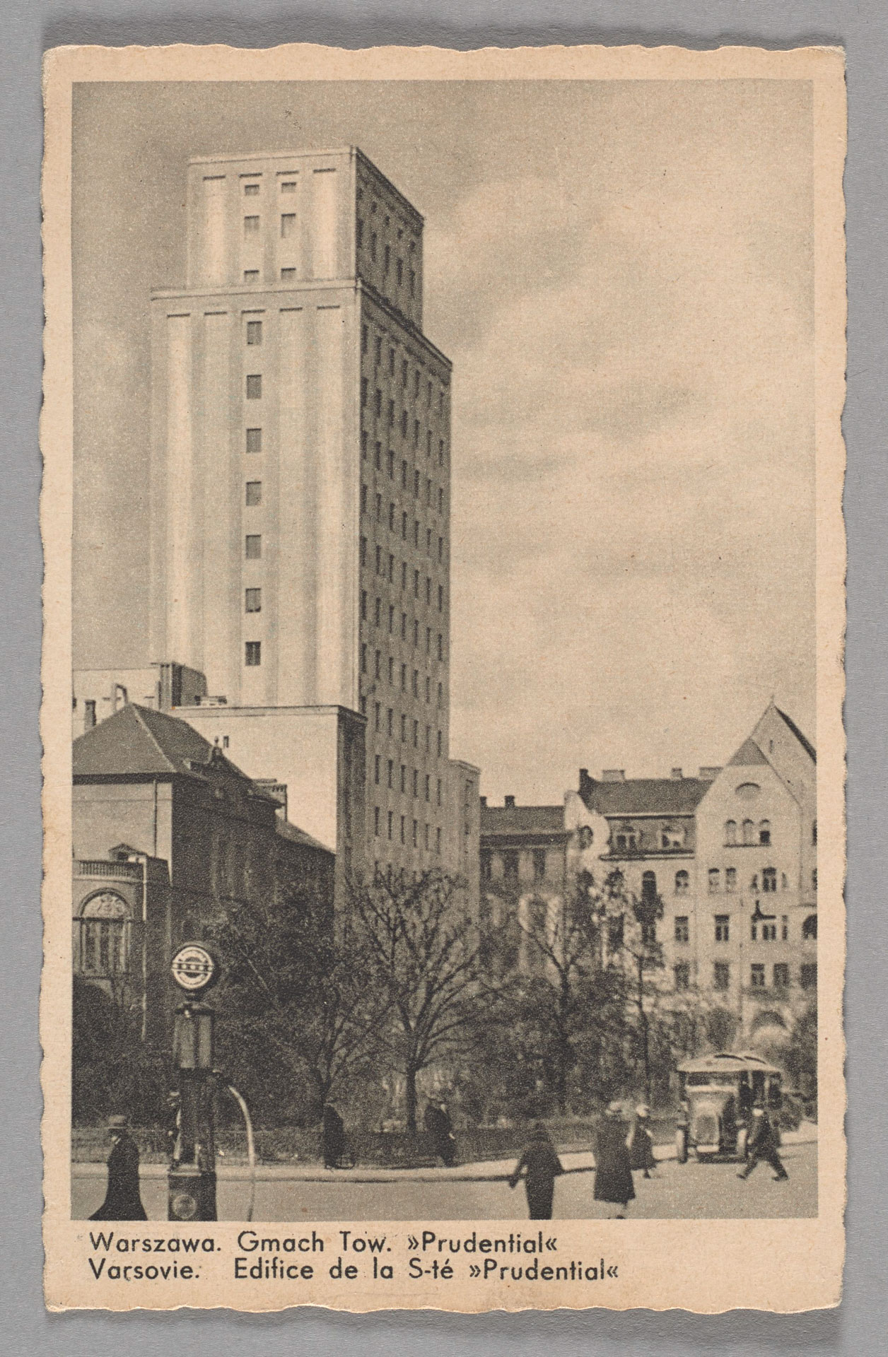 Gmach Towarzystwa Ubezpieczeń „Prudential”, ok. 1937 r., dziś Hotel Warszawa, wł. Muzeum Warszawy