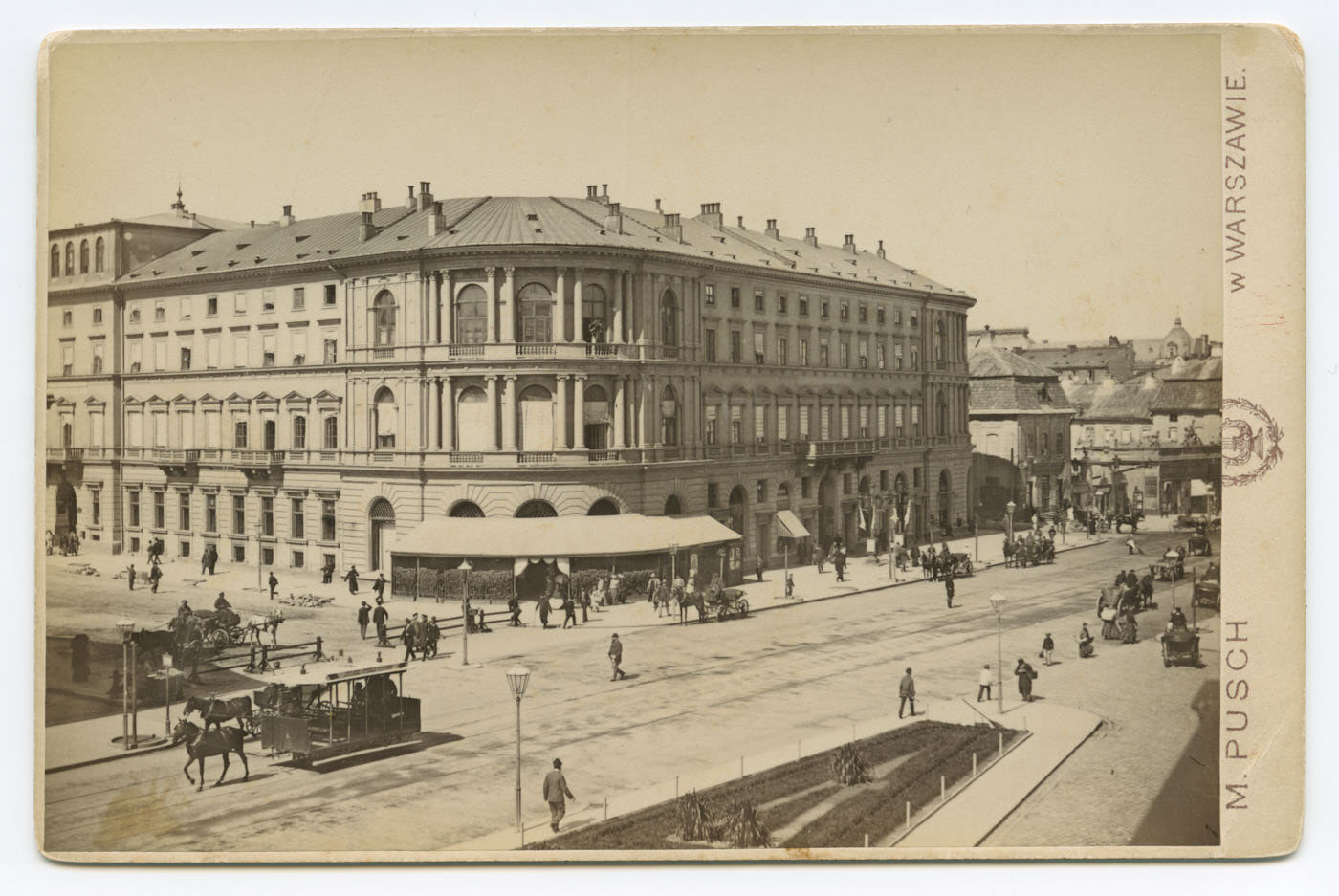 Hotel Europejski,  autorstwo nieznane, wł. Muzeum Warszawy